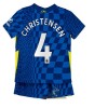 Officiële Voetbalshirt + Korte Broek Chelsea Andreas Christensen 4 Thuis 2021-22 - Kids